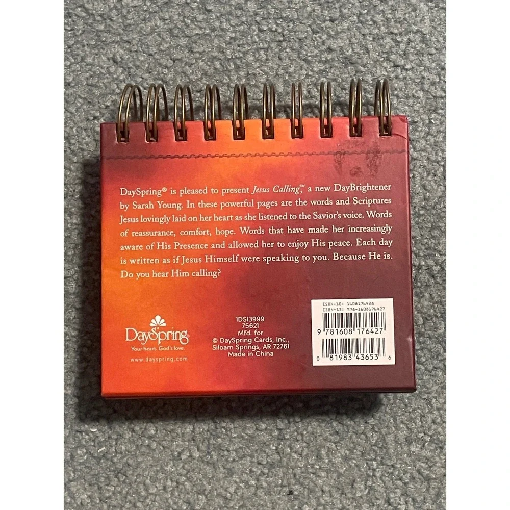 Jesus Calling Book and Desk Daily Devotional Calendar by Sarah Young
